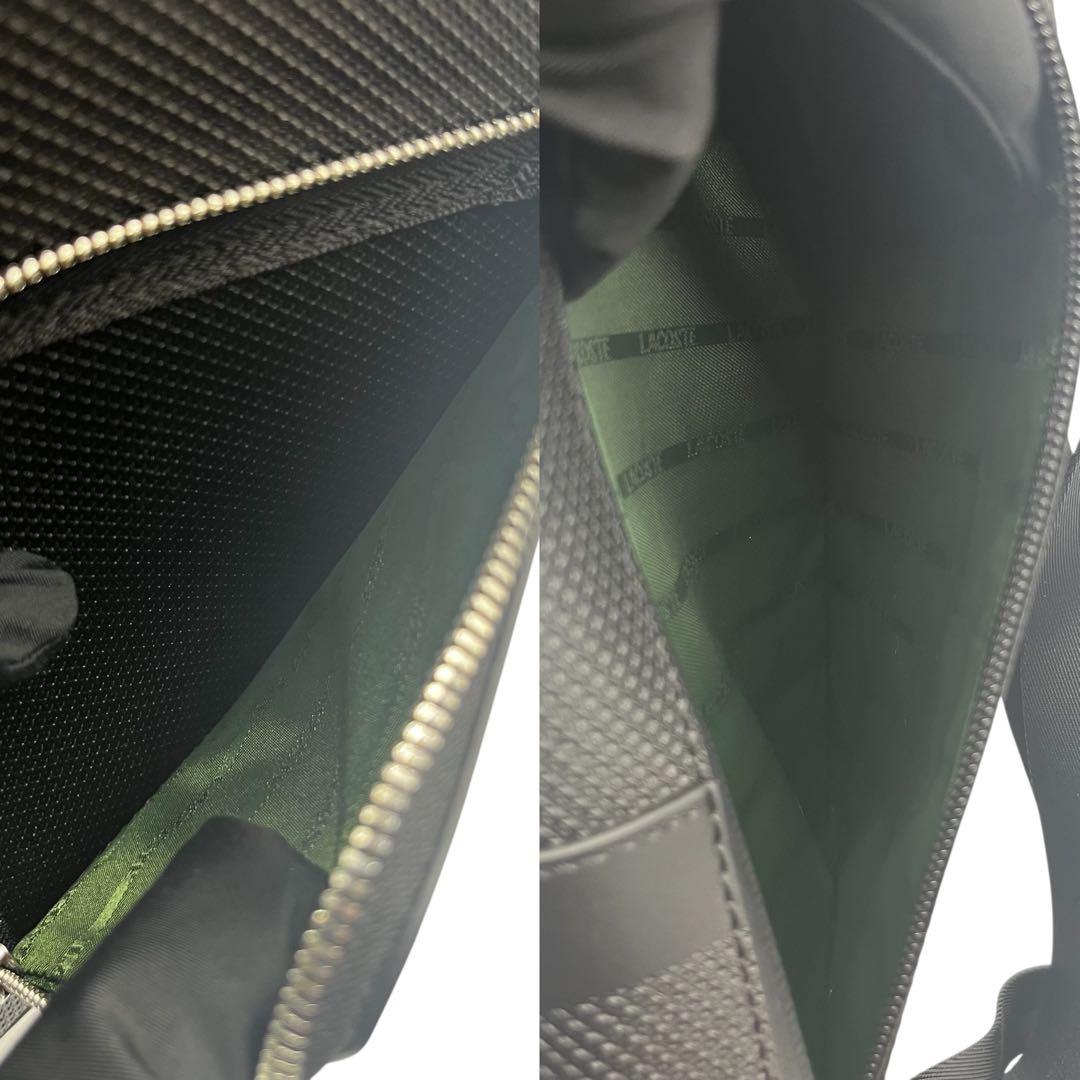 未使用級✨LACOSTE ラコステ　ボディバッグ　エンボス　シャンタコ