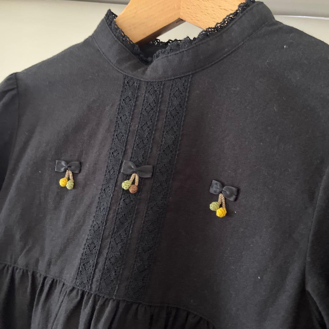 ファミリア　ティアードワンピース　120 美品