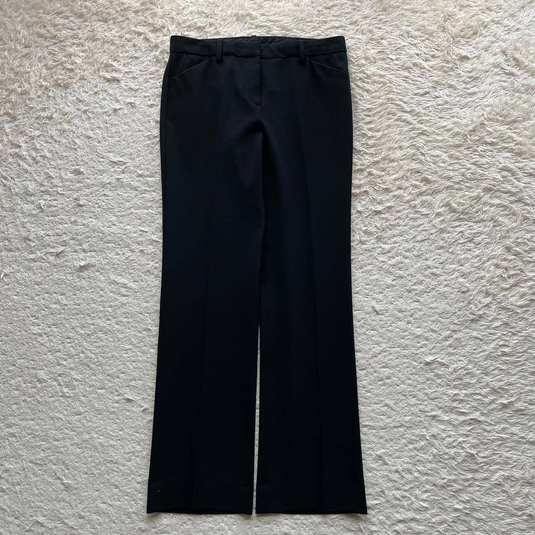 セオリー パンツスーツ セットアップ ブラック ビジネス リクルート 上M 下L