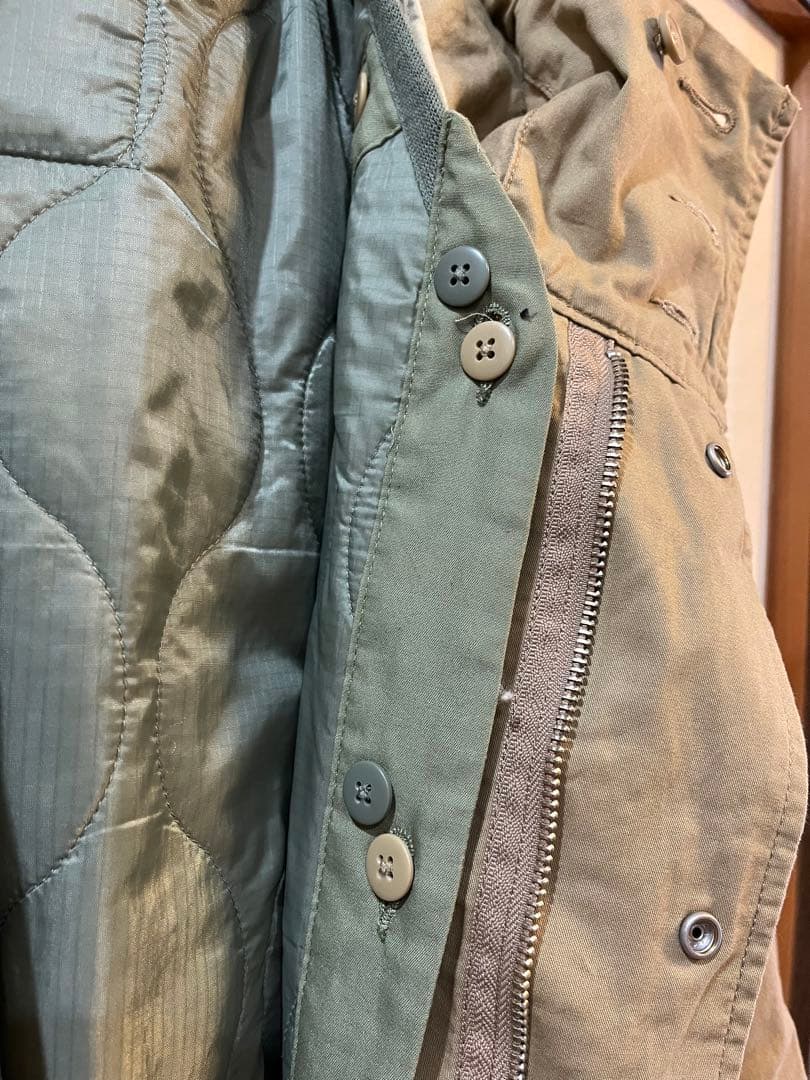 niko and...ライナーセットスタンドコート　キャメルM