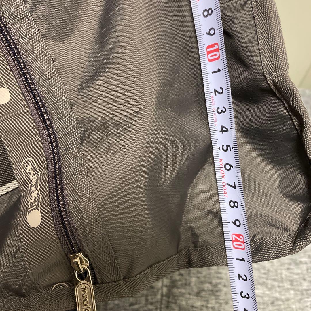 未使用に近い　レスポートサック　2wayミニボストンバッグ　マザーズバッググレー