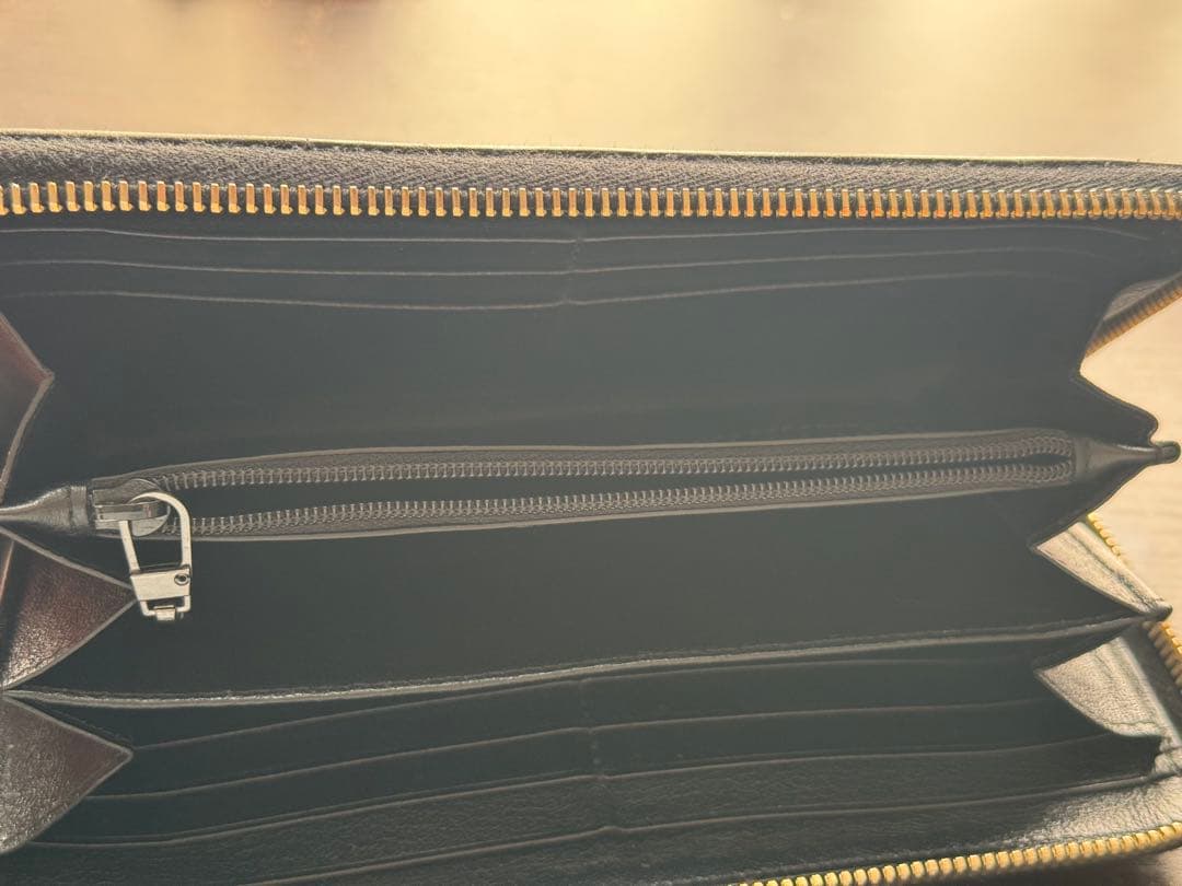 美品❗️値引き可能❗️SAINT LAURENT YSL ラウンドファスナー 長財布