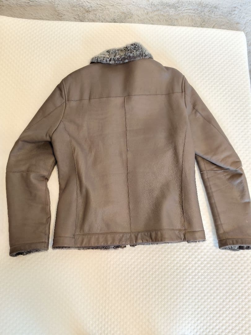 EPOCA Uomo ブラウンレザーシングルライダース