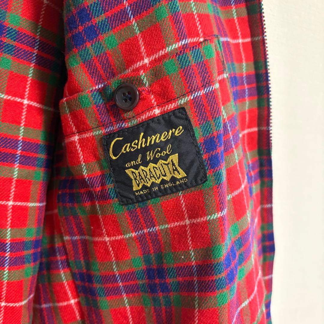 Baracuta カシミヤ カシミア 混 G-9 ハリントンジャケット