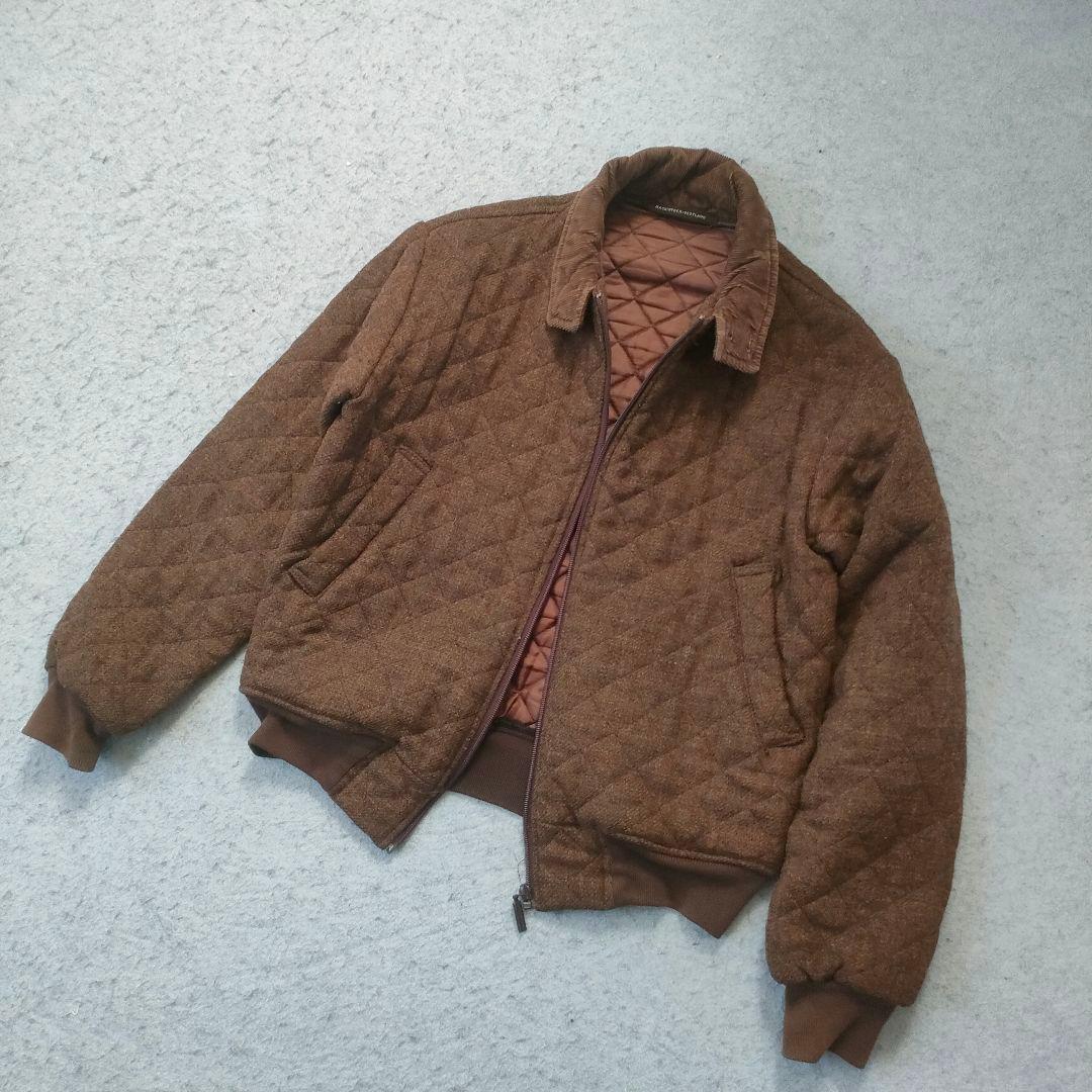 MACKINTOSH ツイード スイングトップ キルティング ブラウン