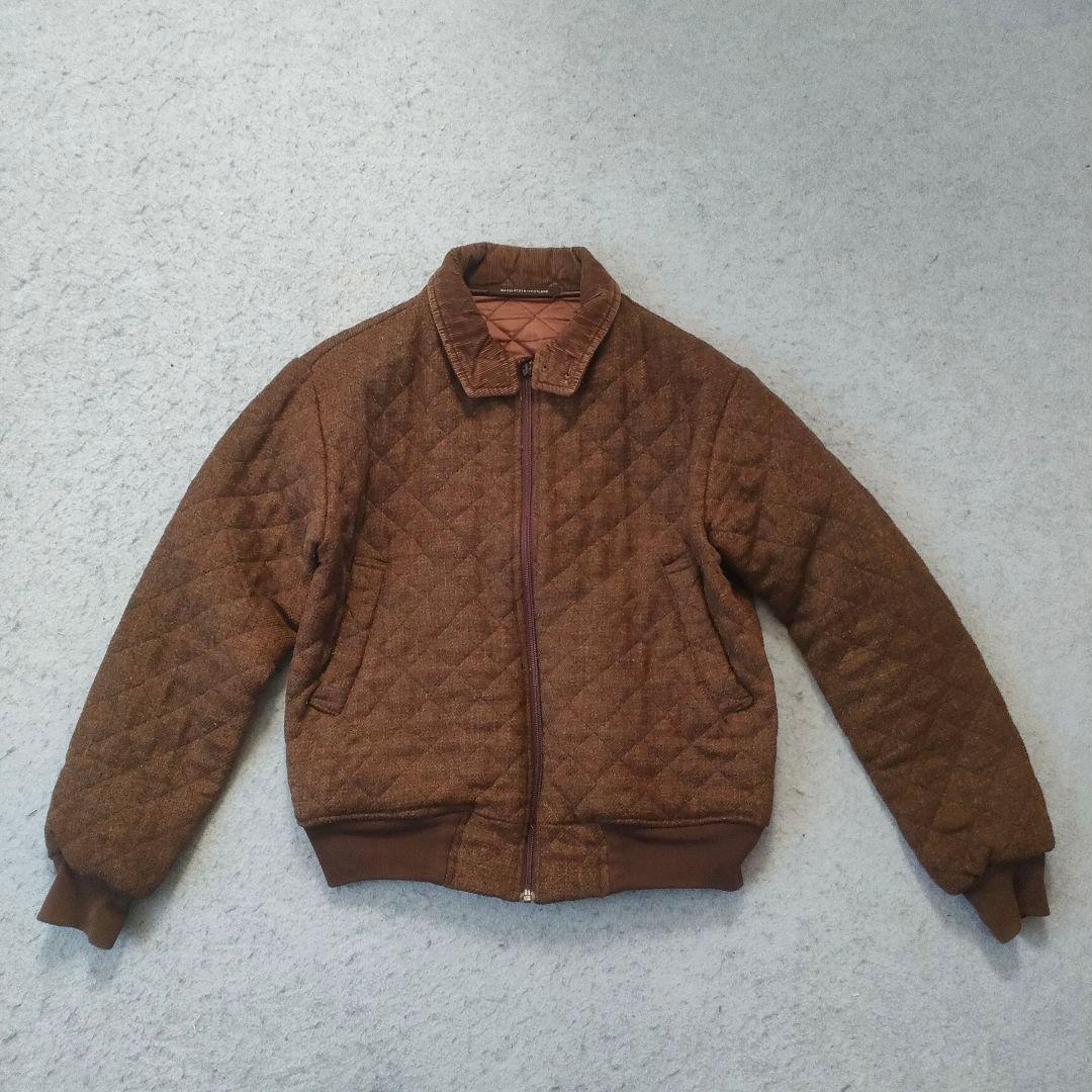 MACKINTOSH ツイード スイングトップ キルティング ブラウン