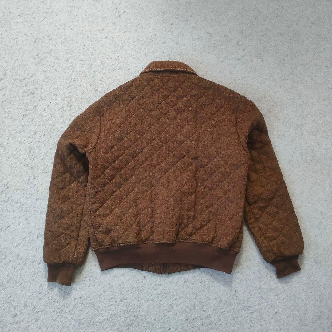 MACKINTOSH ツイード スイングトップ キルティング ブラウン