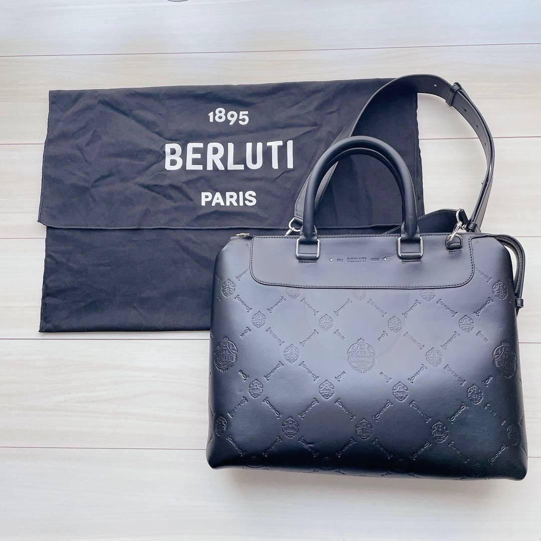 【ベルルッティ】On Time バッグ　ブリーフケース