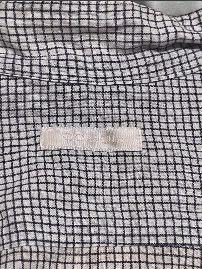 COMOLI KHADI コットン　プルオーバーシャツ size２