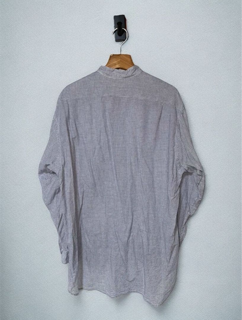 COMOLI KHADI コットン　プルオーバーシャツ size２