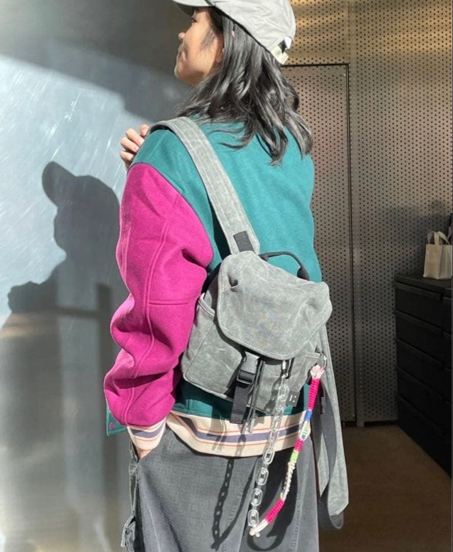 Acne Studios 23AW バックパック グレー 純正ストラップ付