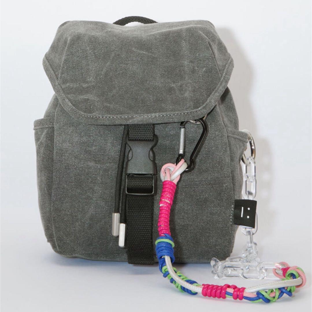 Acne Studios 23AW バックパック グレー 純正ストラップ付