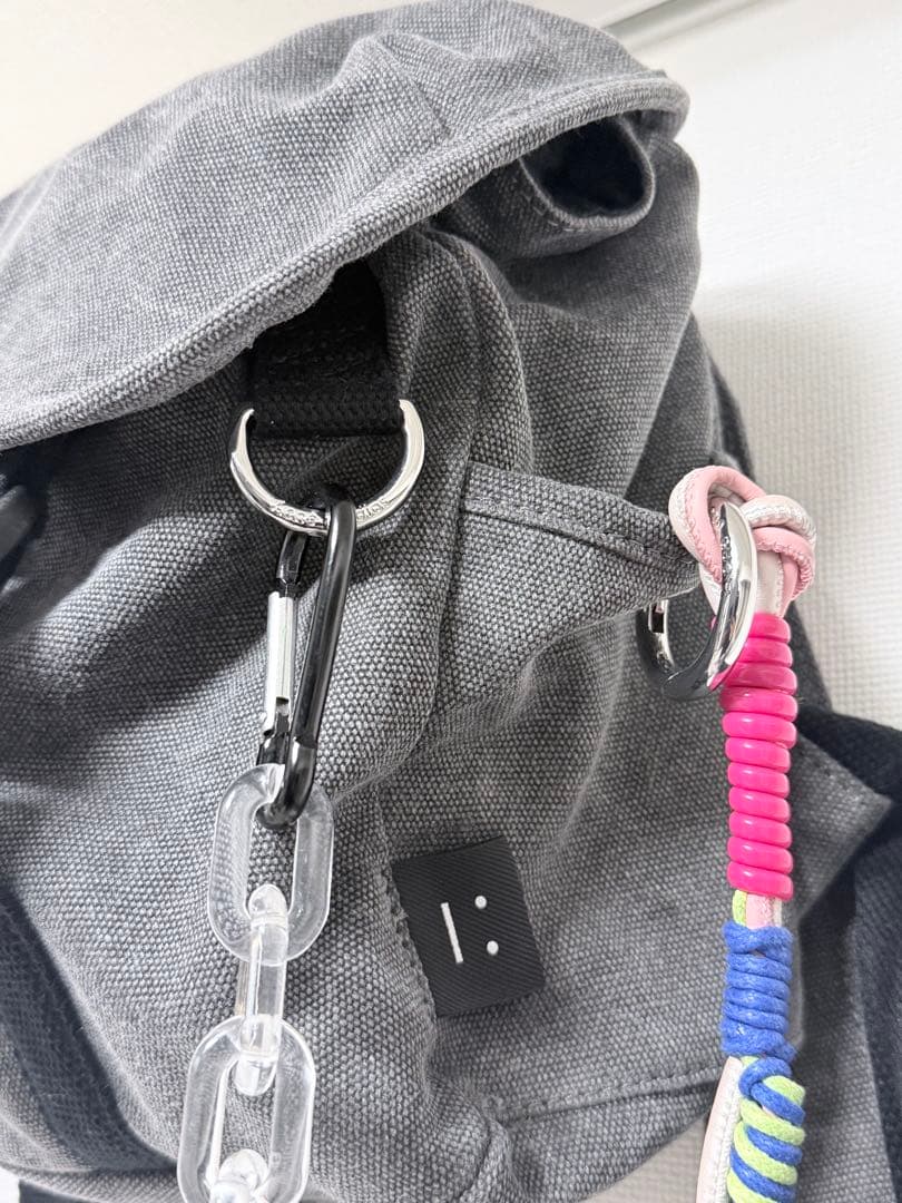 Acne Studios 23AW バックパック グレー 純正ストラップ付
