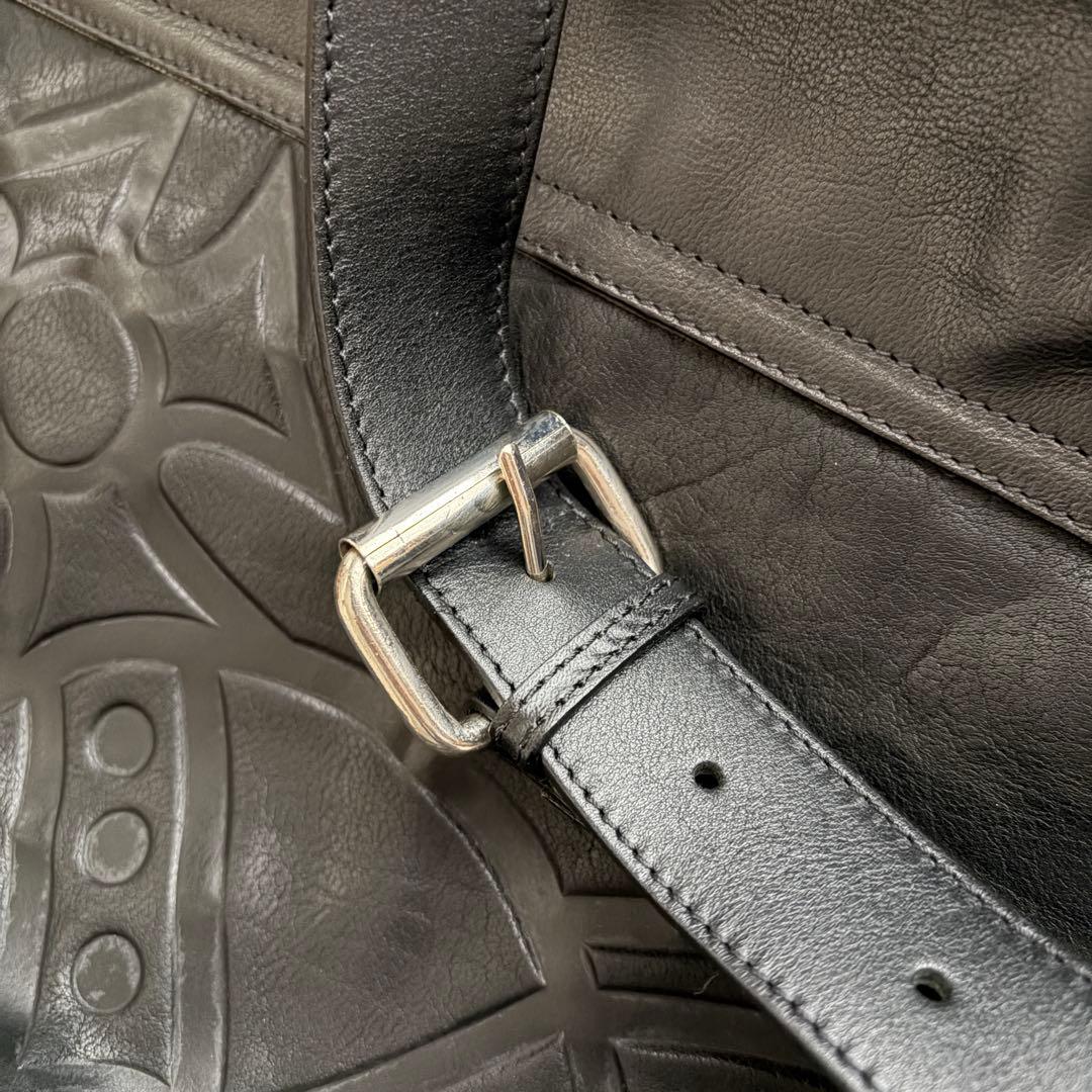 【希少！】ヴィヴィアンウエストウッド メッセンジャーバッグ オーブ チェック 黒