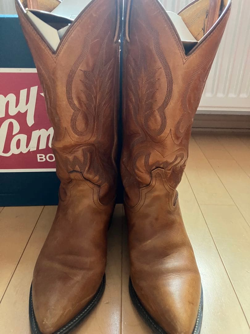 N*o様 Tony Lama ブラウンウエスタンブーツ　25cmくらい