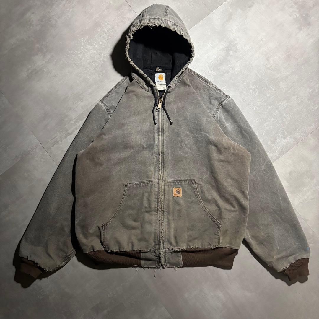 カーハート carhartt アクティブジャケット　ワークジャケット　ベージュ
