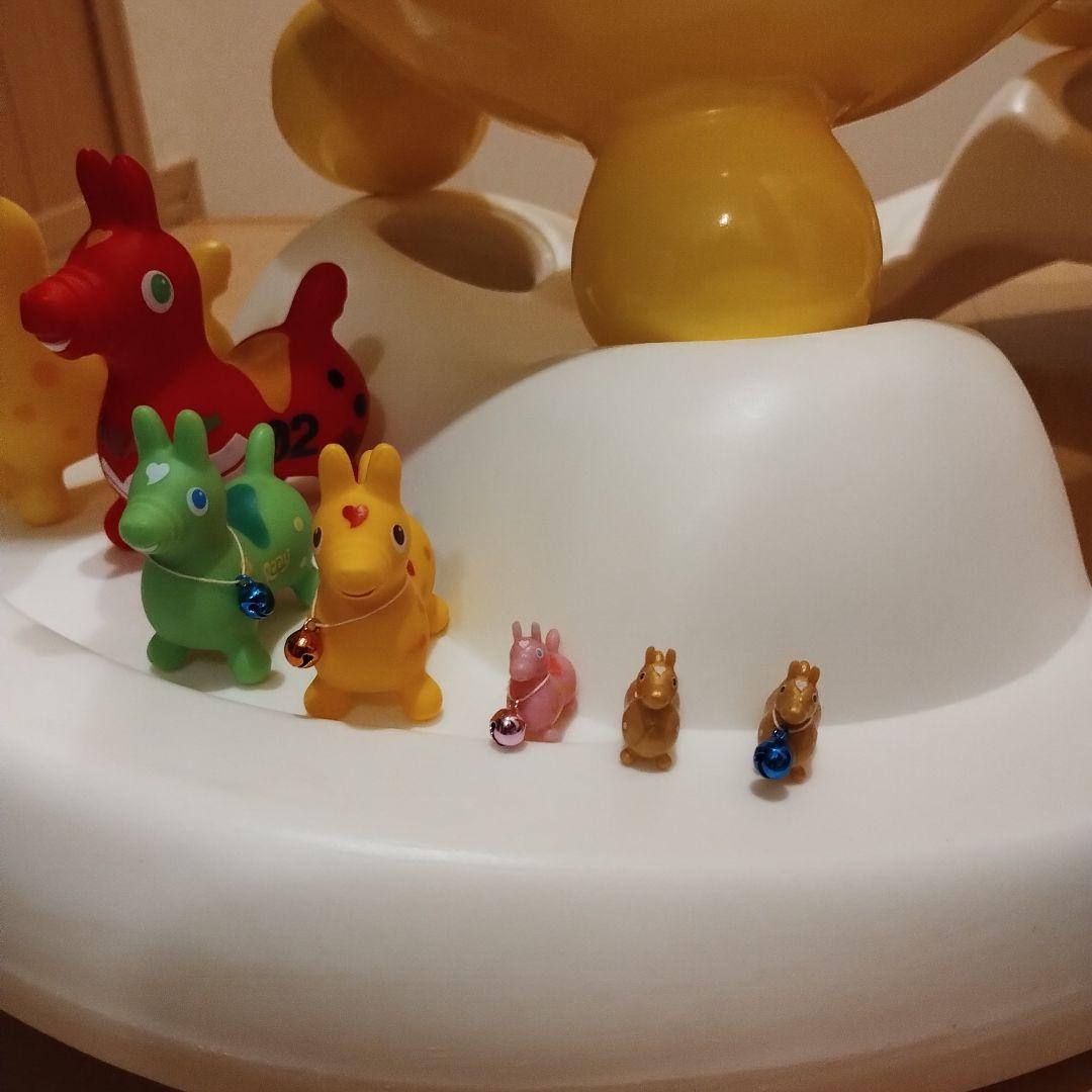 RODY ホッピング 大　中　小　超小合計27体　空気入れ　ロッキング台座付き