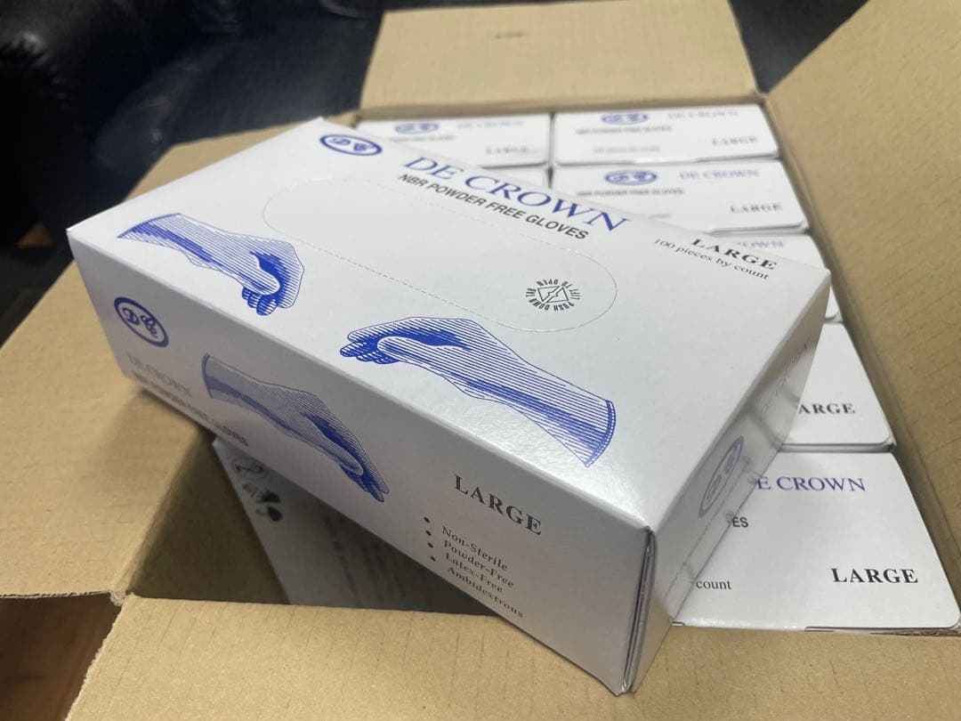 ニトリル手袋 Ｌサイズ 3,000枚 (まもなく在庫切れ)