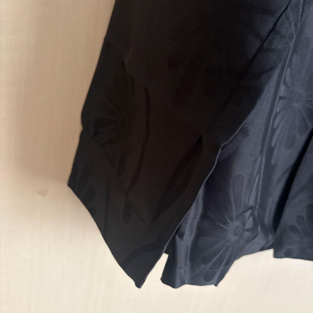 NI POALOHA 地紋立涌に菊 ロングスリーブシャツ サイズ2