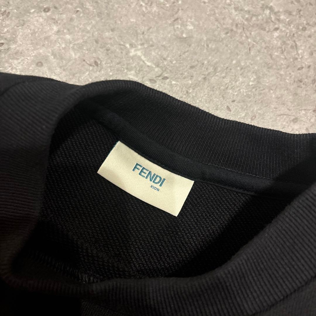 【最終値下げ】Fendi 半袖ワンピース 黒　モンスター