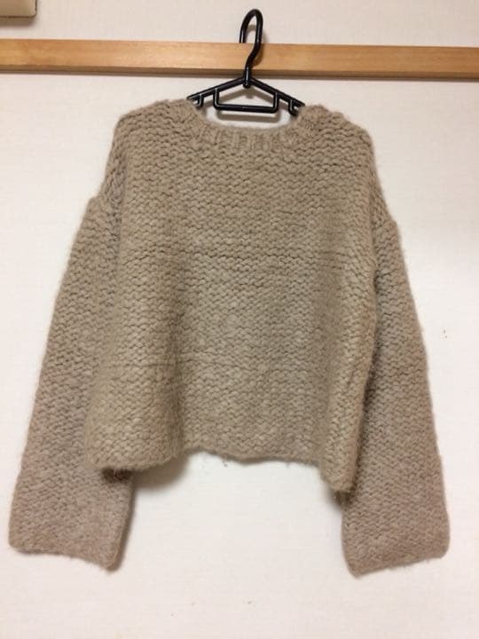 ドローイング ナンバーズ カシミヤ ハンドメイドニット