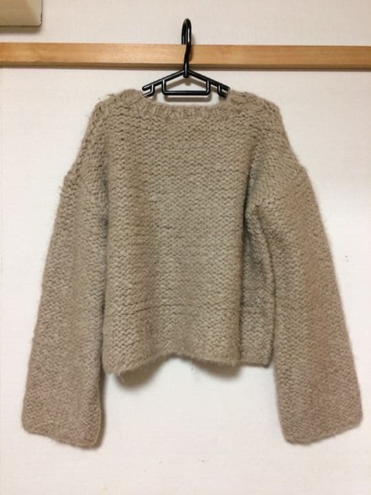 ドローイング ナンバーズ カシミヤ ハンドメイドニット