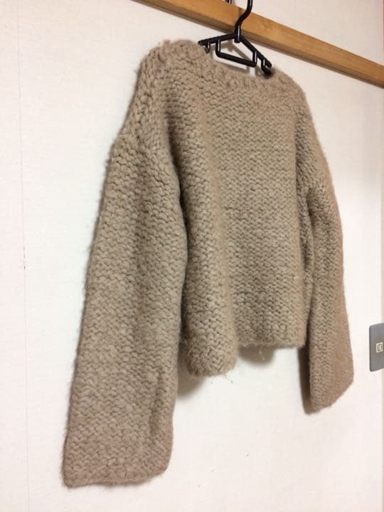 ドローイング ナンバーズ カシミヤ ハンドメイドニット