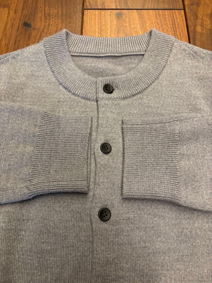 Deuxieme Classe WISH クルーネック カーディガン グレー