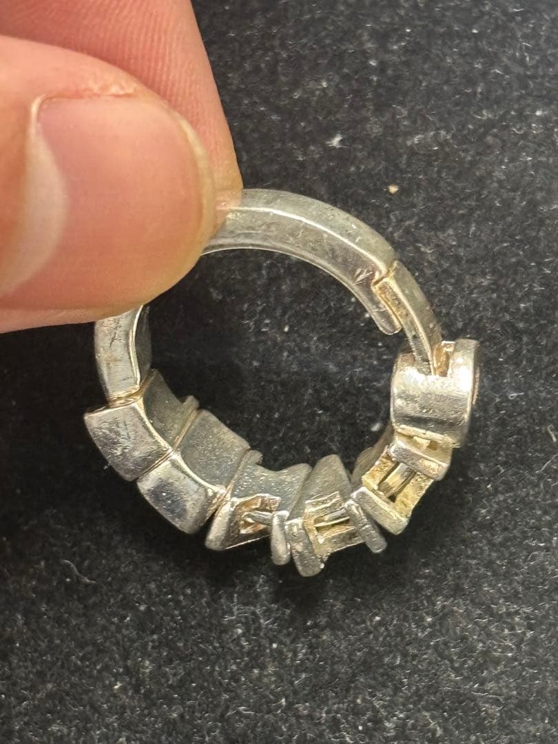 CHANEL (シャネル) CHANEL ロゴ リング シルバー 01P マメ有