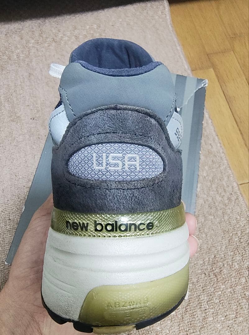 New Balance 992 ネイビー/グレー スニーカー