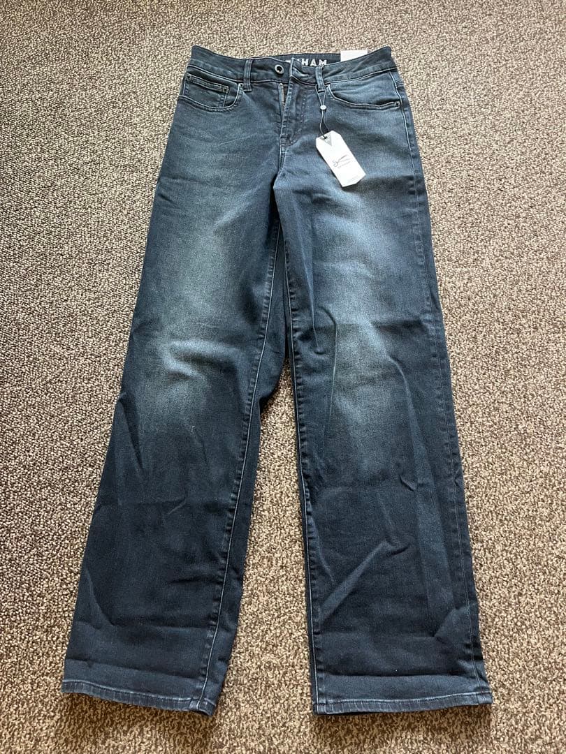 【Darenn】DENHAM レディース　ストレートデニム ダークグレー