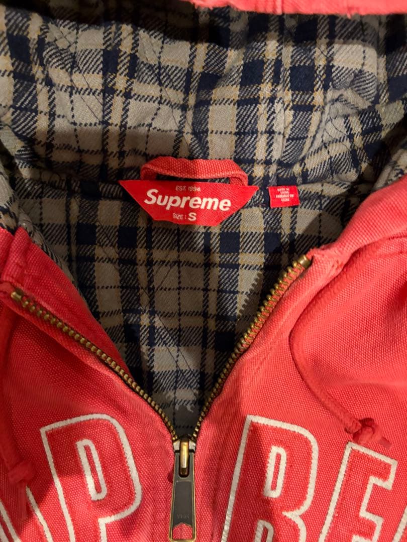 ジャケット・アウター Supreme reflective arc hood work jacket