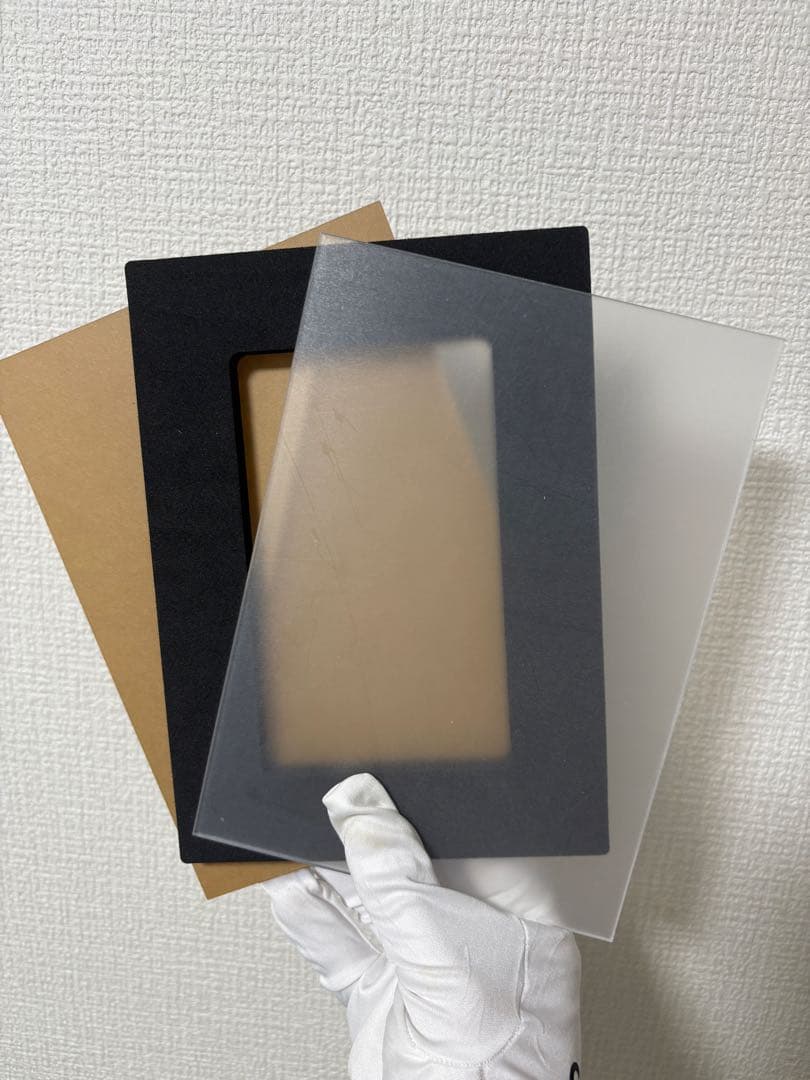 PSA鑑定用ケース　ディスプレイ　アルミ製　両面透明　壁掛け・卓上 横6連　高級