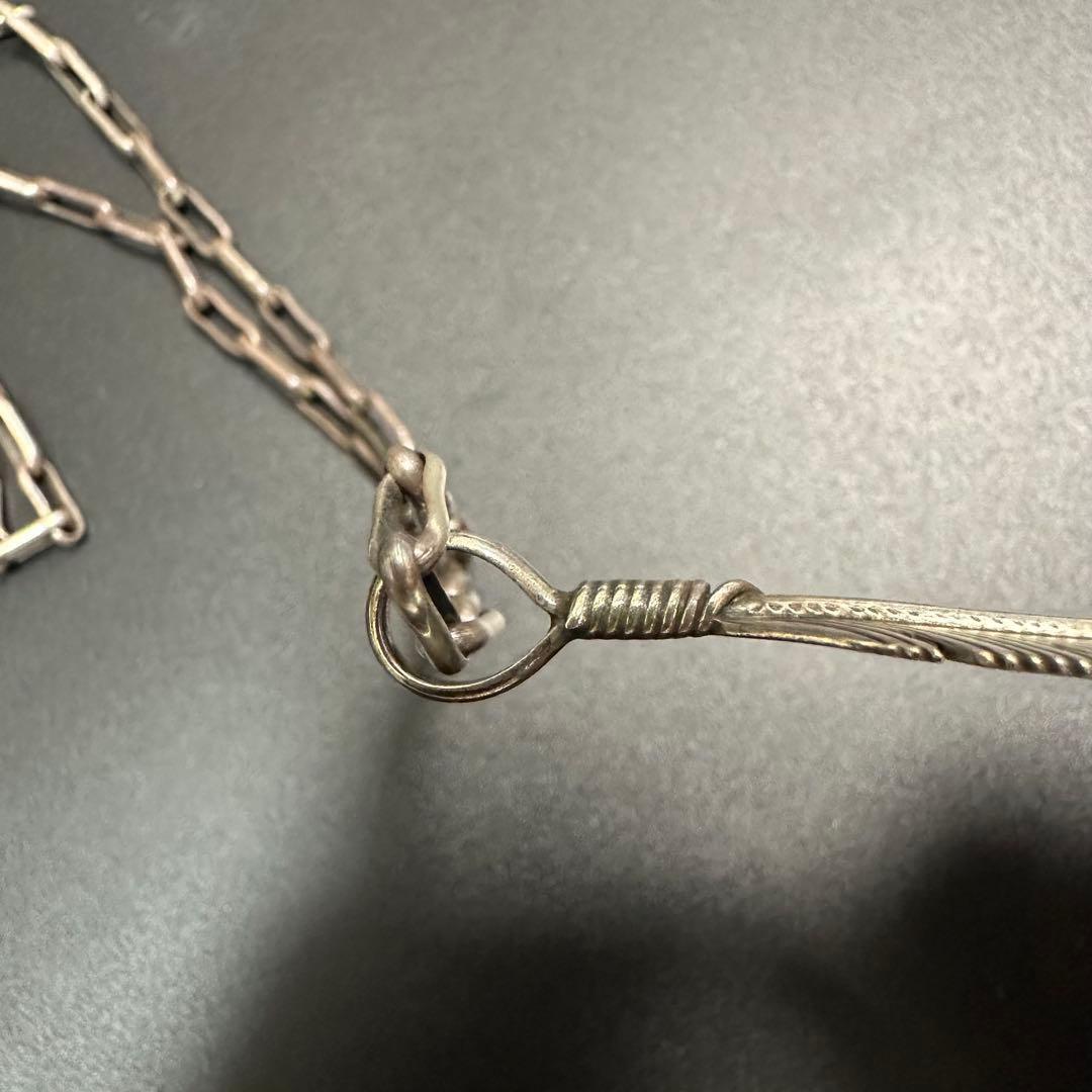 Navajo Harvey Mace フェザー　ネックレス