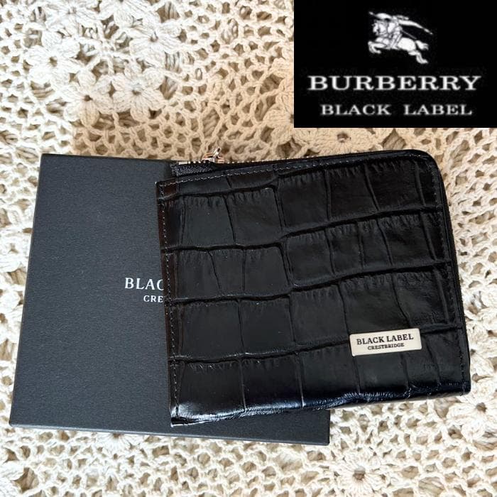 BLACK LABEL CRESTBRIDGE L字ジップ ウォレット 財布