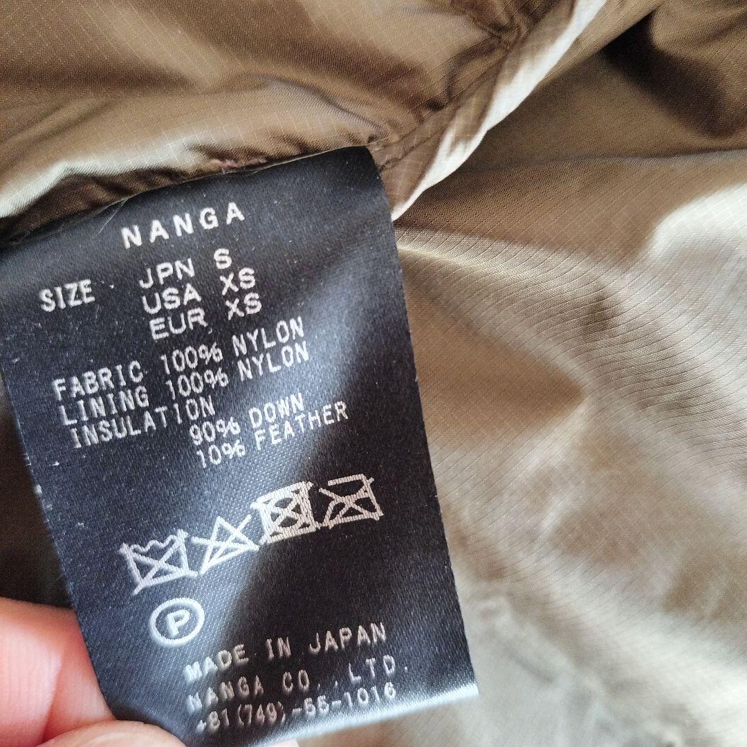 ナンガ　NANGA ダウンベスト S