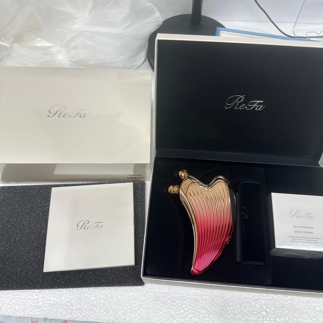 【新品 未使用】ReFa CAXA RAY（red)➕クリーム限定セット