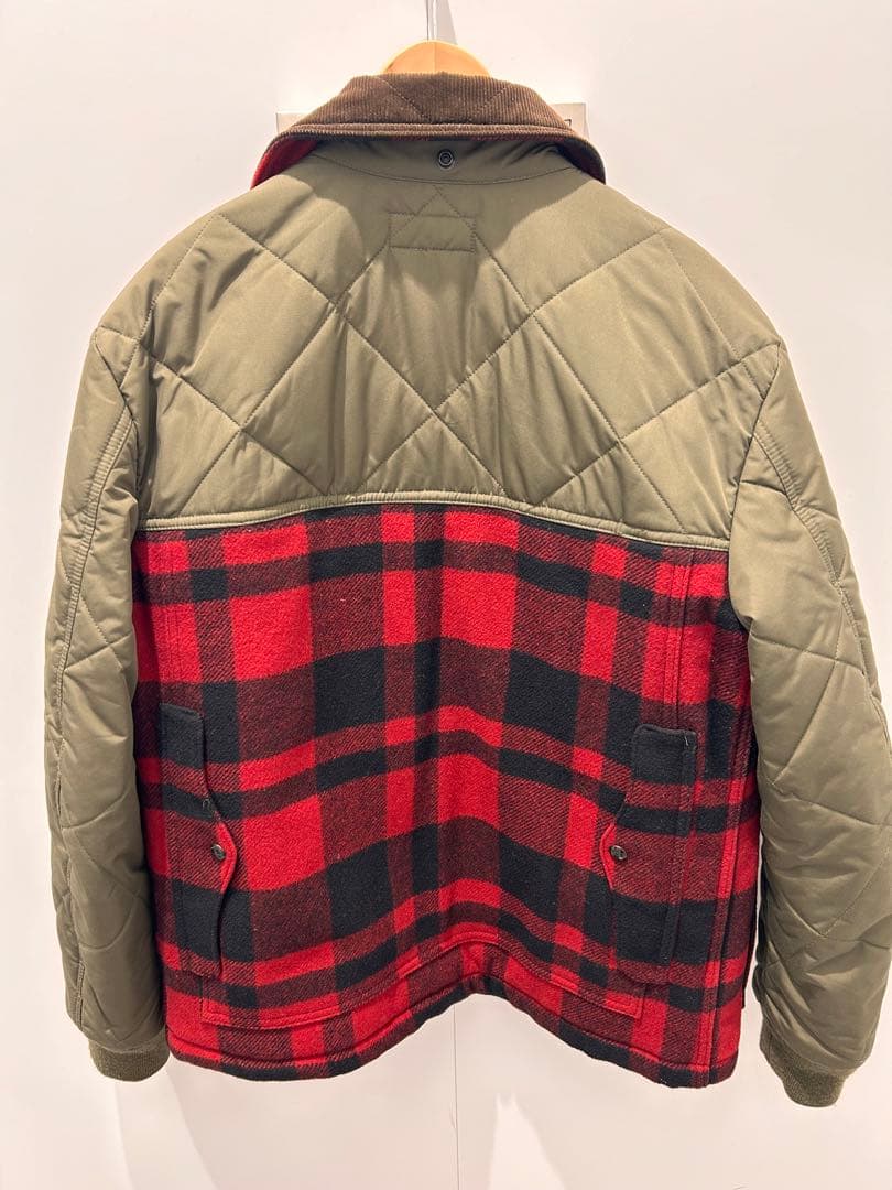 プ*。様 ラルフローレン チェック柄キルティングジャケット