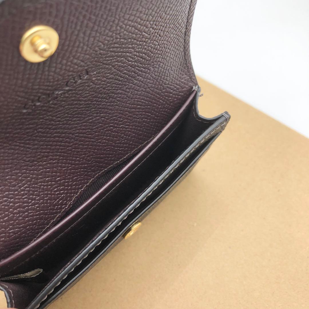 【COACH☆新品】フラップ カード ケース！ビジネスカードケース！ブラック！