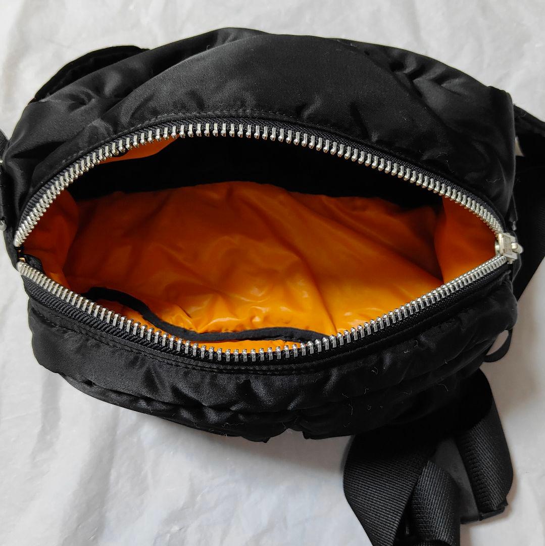 ポーター ウエストバッグ ボディバッグ タンカー 黒　PORTER　TANKAR