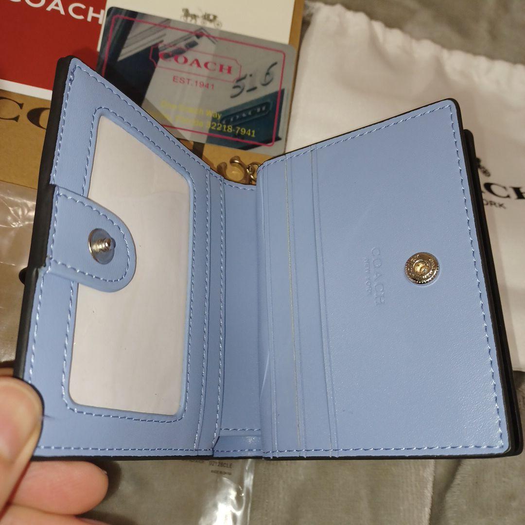 新品未使用✨ COACH 二つ折り財布 ハッピードッグ　犬　ブラック