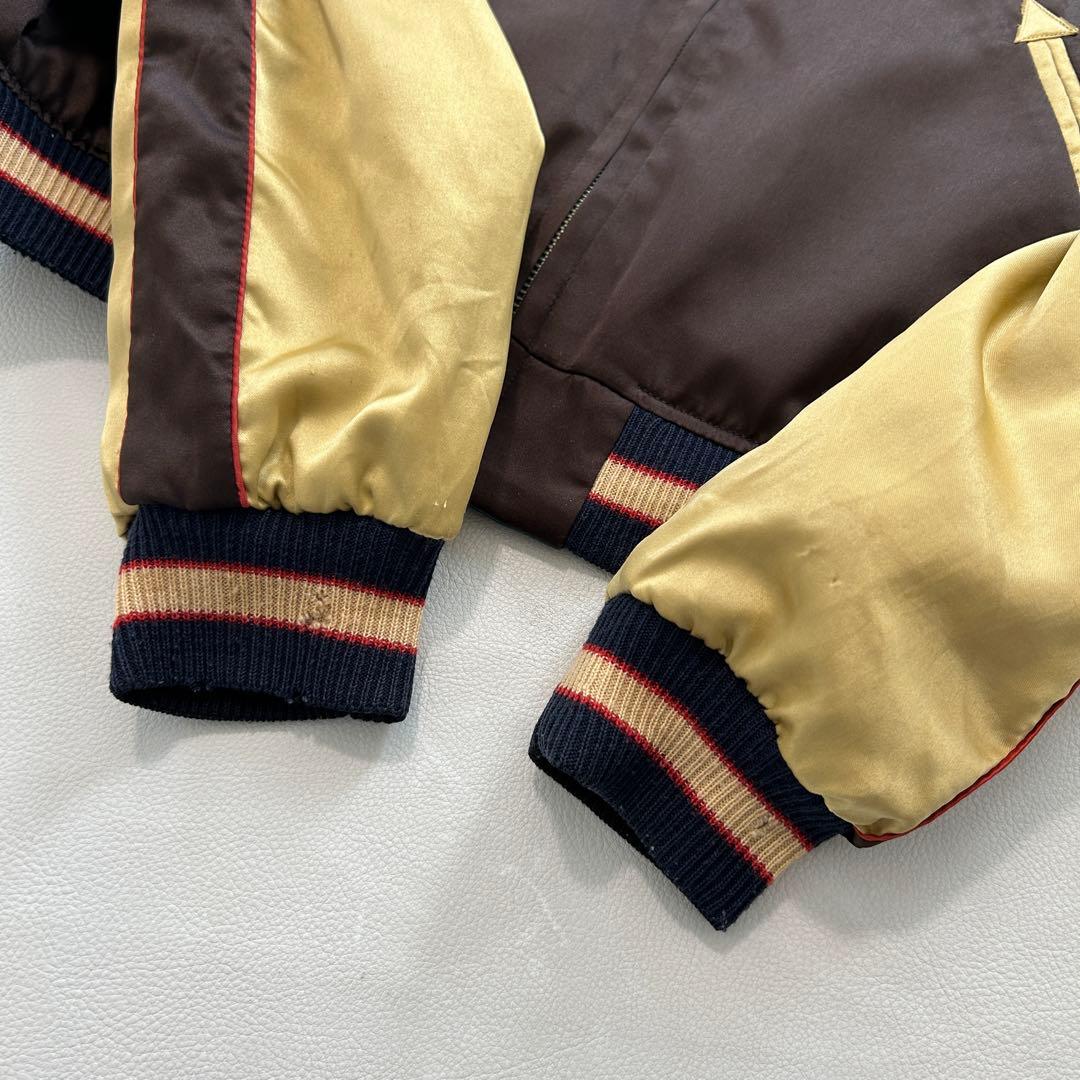 Lサイズ 東洋 スカジャン リバーシブル 白虎 日本地図 M18280