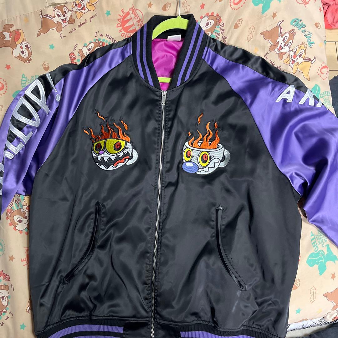 Cuphead スカジャン 黒と紫
