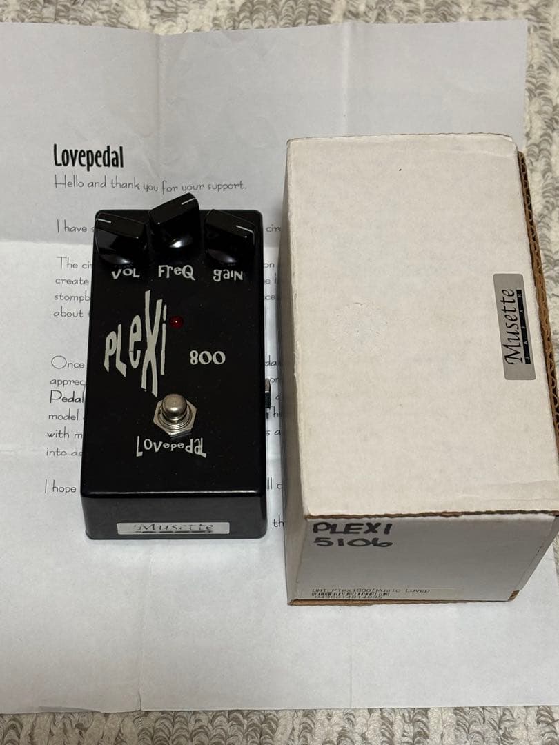 黒*矢様 lovepedal Purple Plexi 800レアなブラックカラ