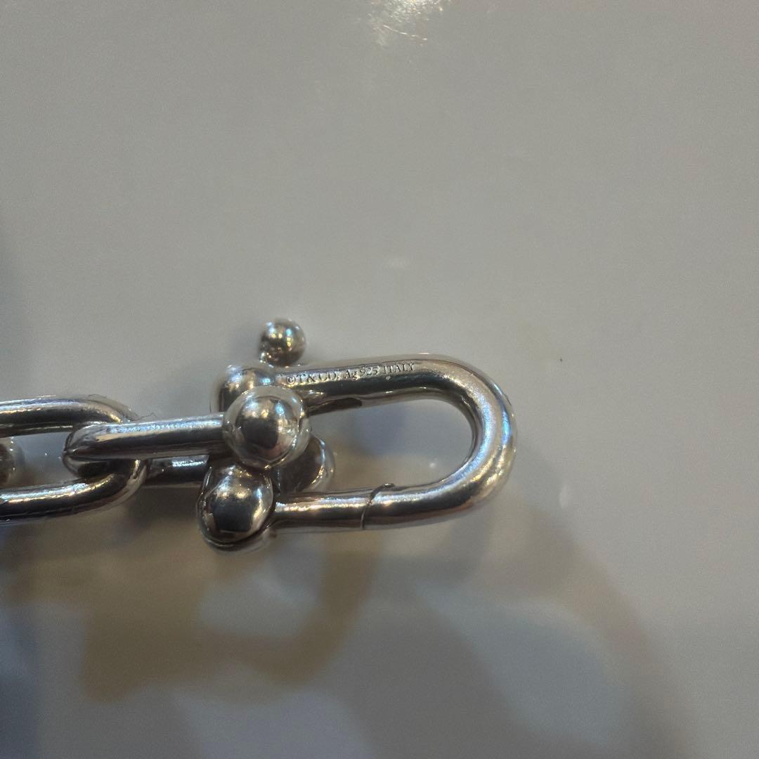 Tiffany & Co. ハードウェアシルバーリンクブレスレット　当日発送可