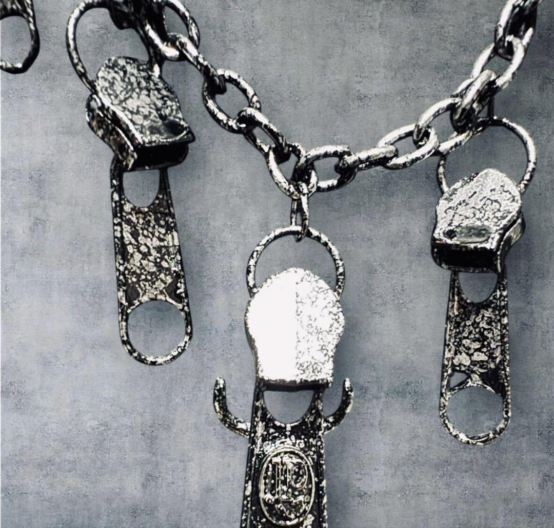 ★1点物★ジャンポールゴルチエ★ファスナースライダーバッファローネックレス