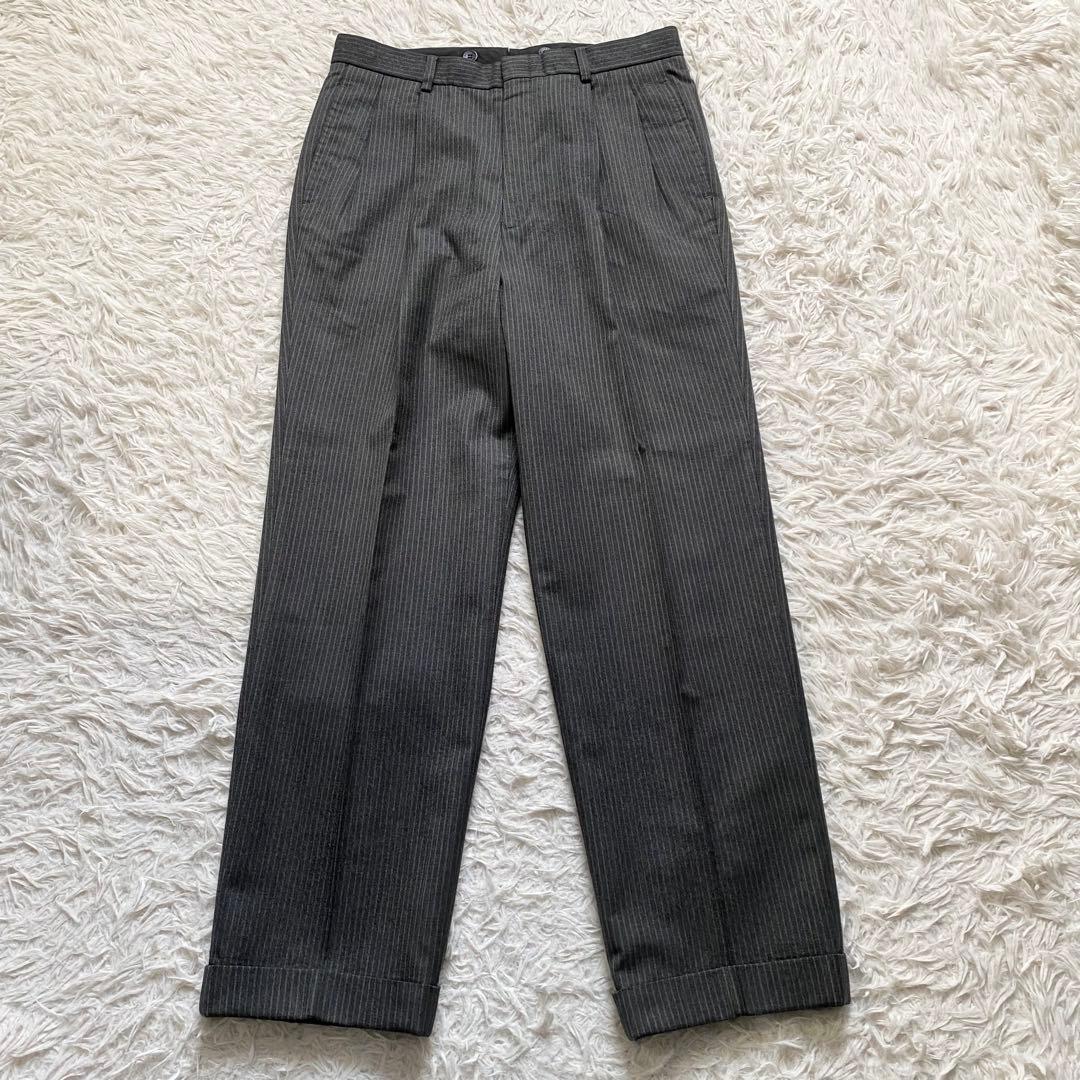 極美品■ブルックスブラザーズ　スーツ　セットアップ　グレー　ストライプ　3B