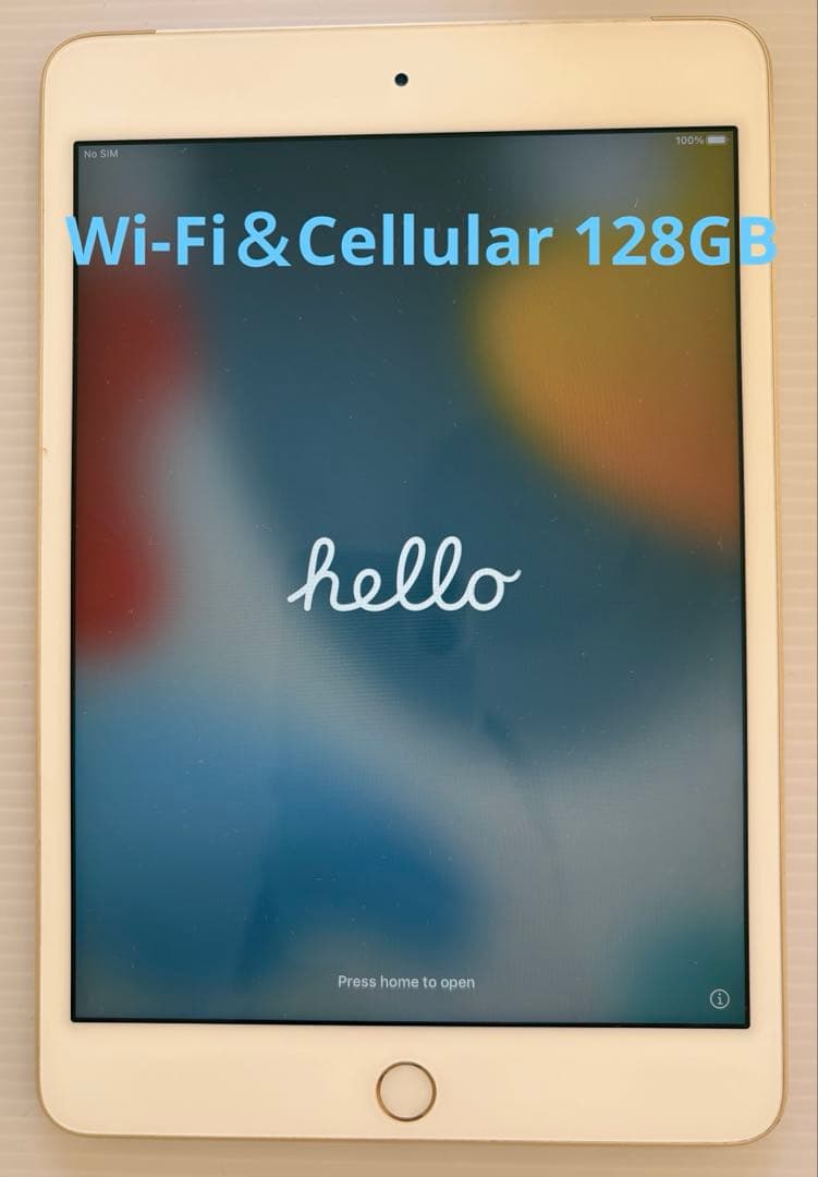 iPadmini4 128GB Wi-Fi+Cellular 美品