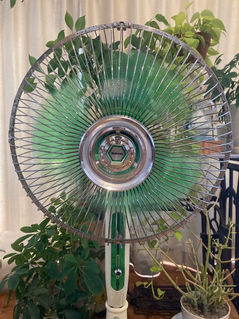昭和レトロ　National　レトロ扇風機　F-30V1G　稼働品