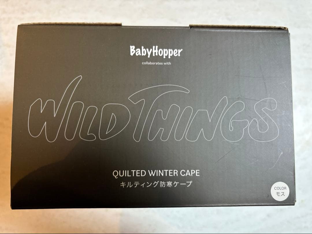 WILD THINGS キルティング防寒ケープ／モス